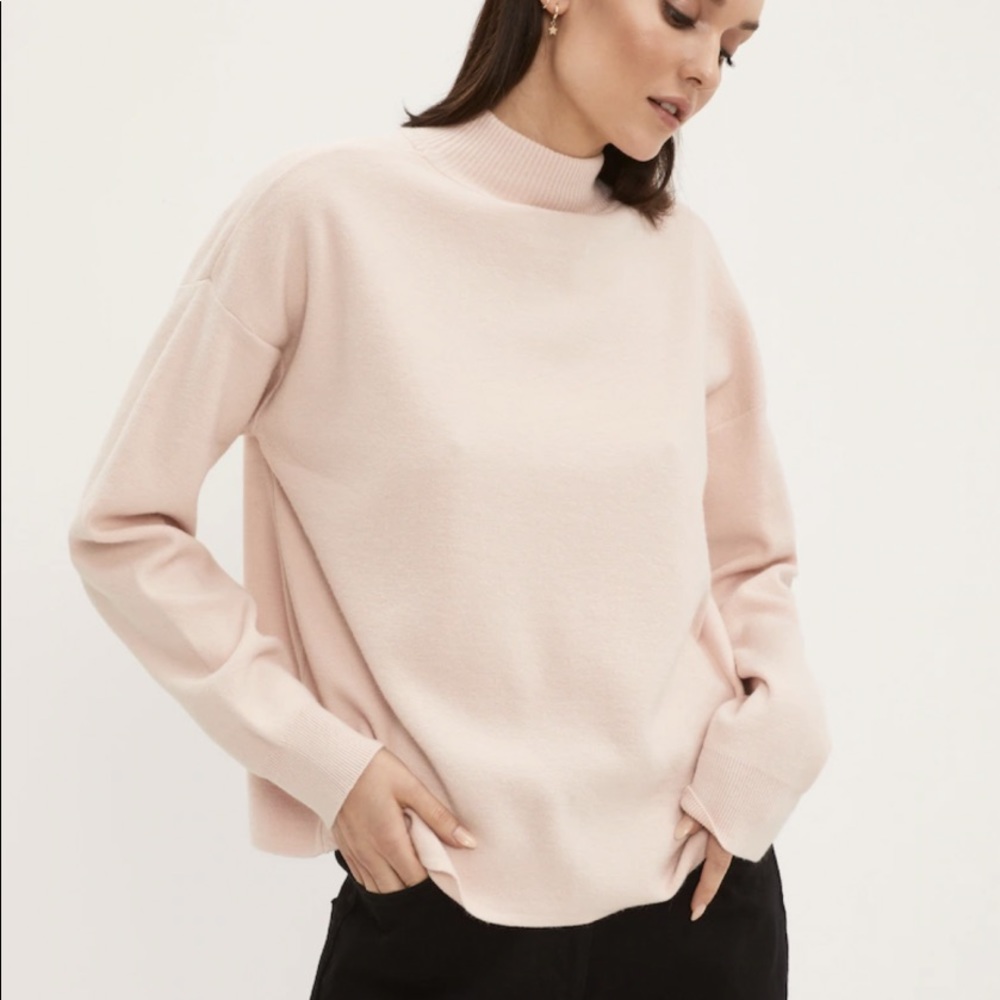 Wool Mock Neck Sweater - Frank and Oak